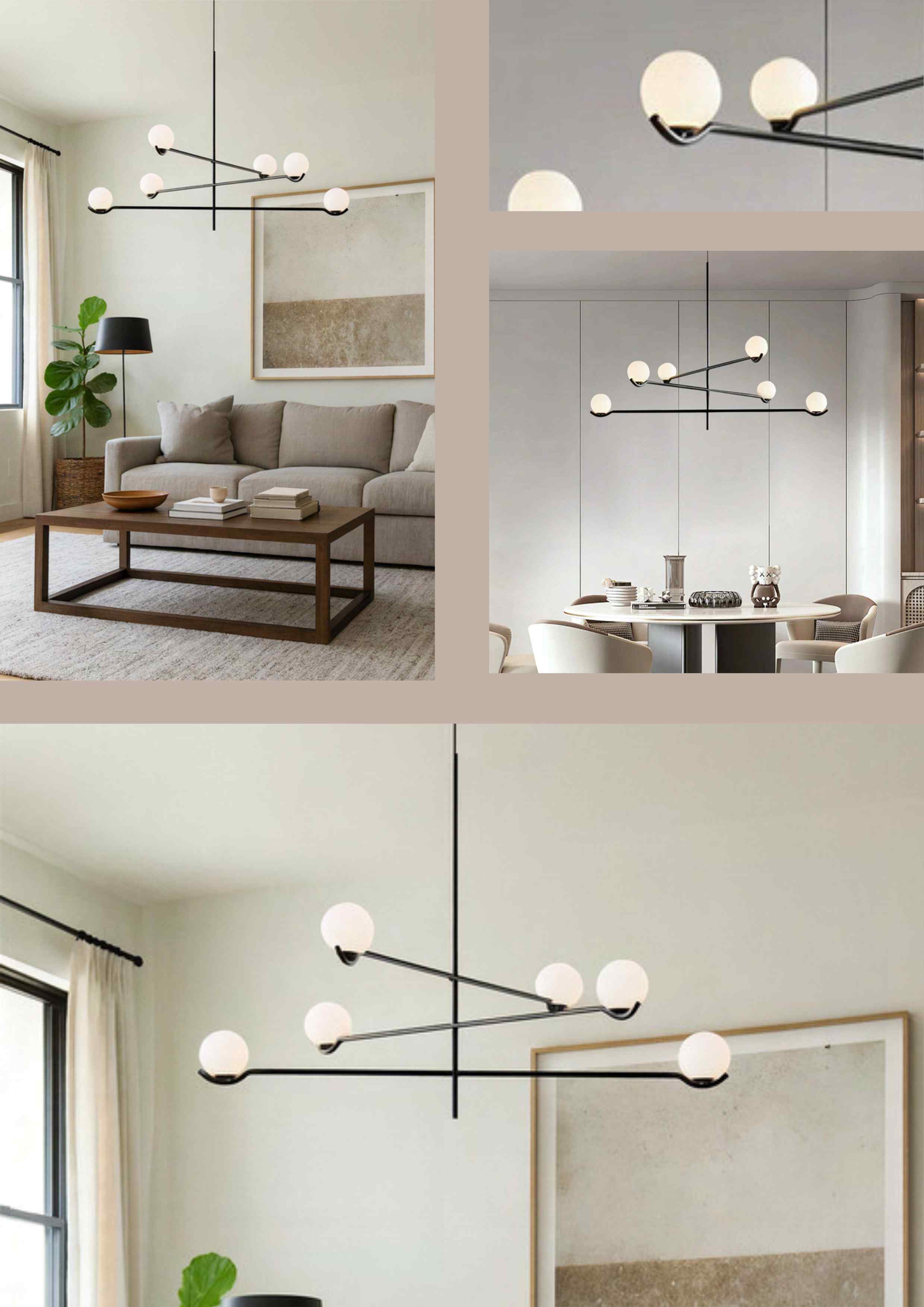 Globe Chandelier Light