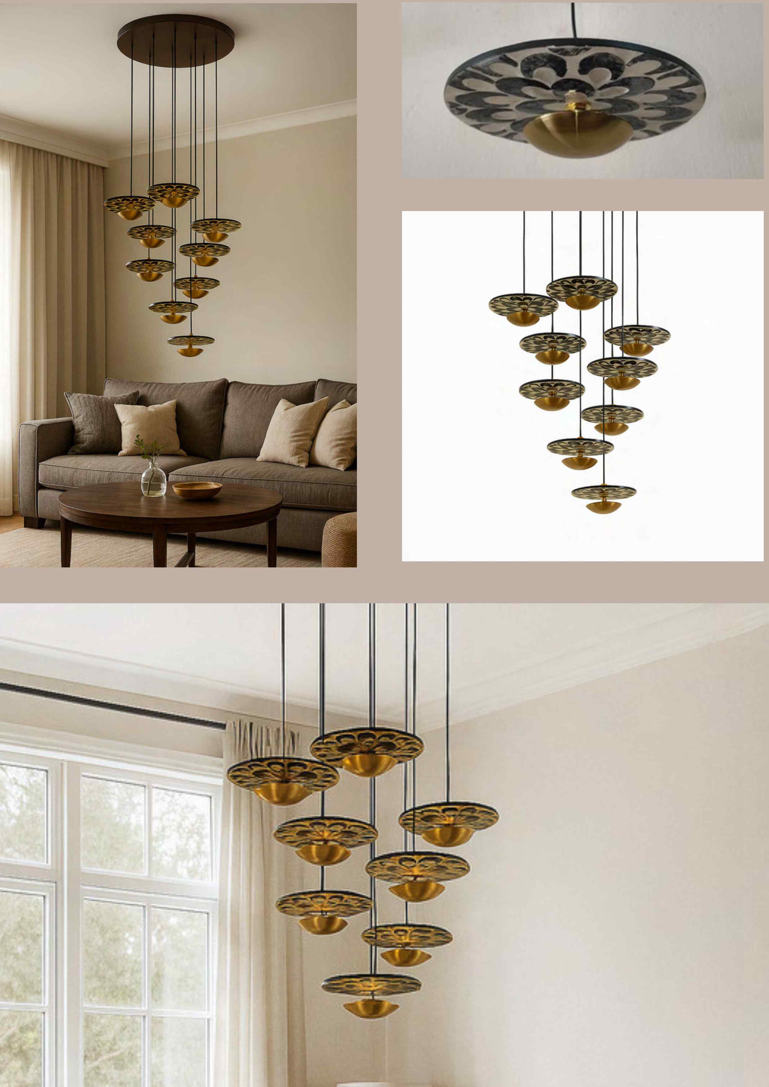 Beyond Lights - Patterned Chandelier Light
