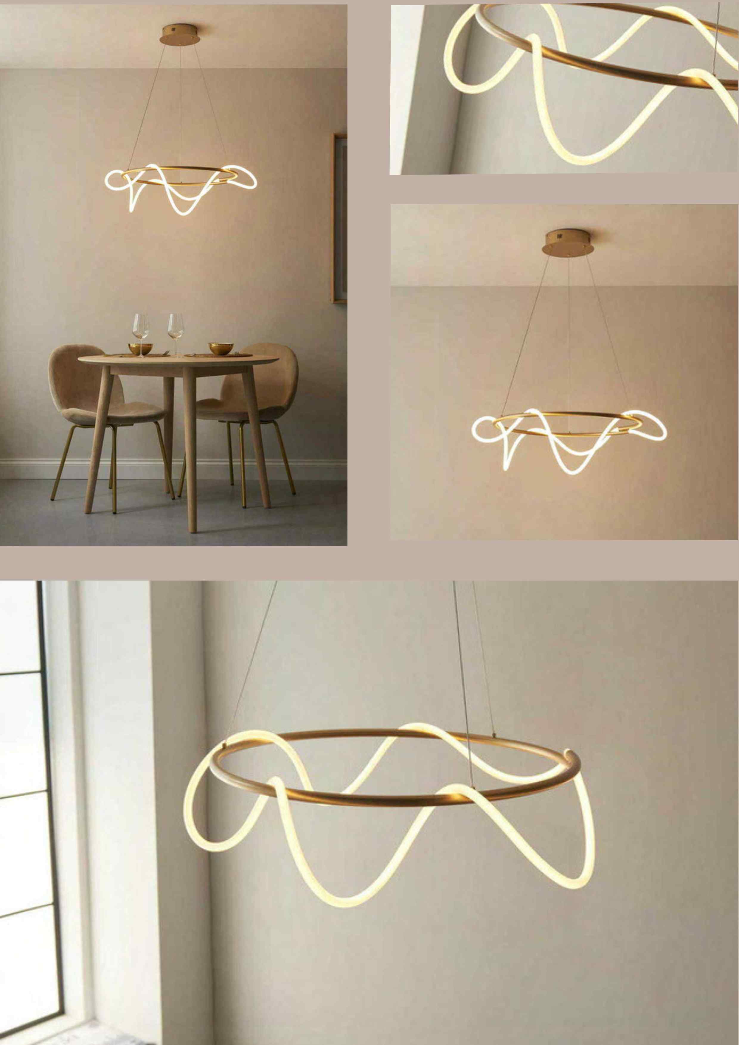 Beyond Lights - LED Ring Chandelier