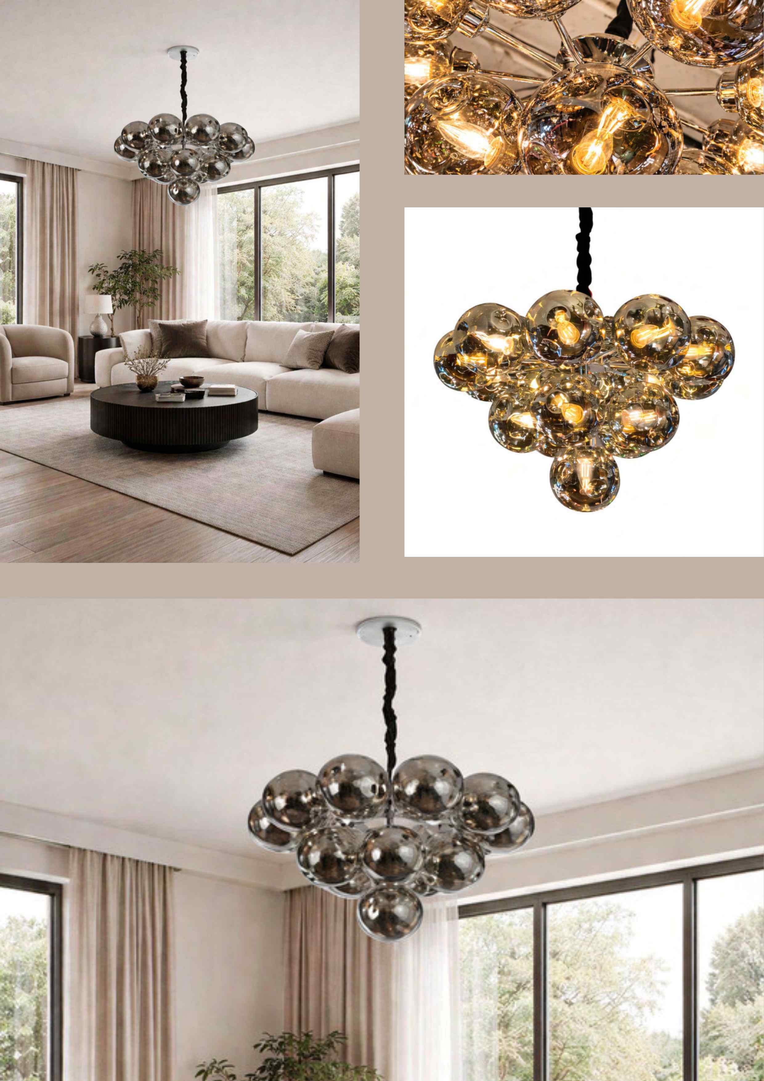 Beyond Lights - Bubble Chandelier Light