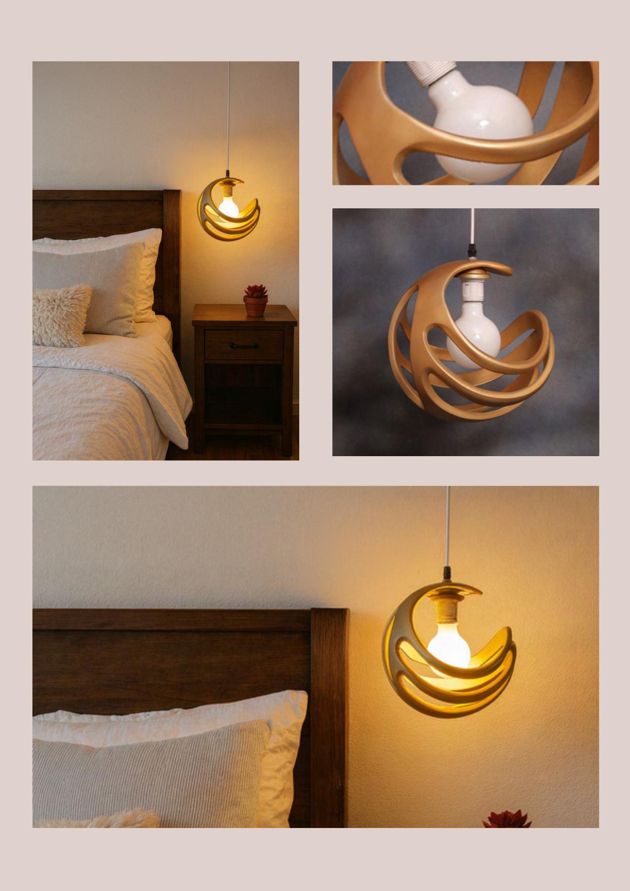 Beyond Lights - Wooden Pendant Lamp