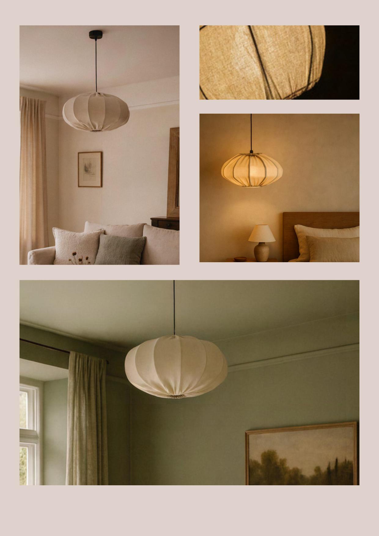 Beyond Lights - Fabric Pendant Light