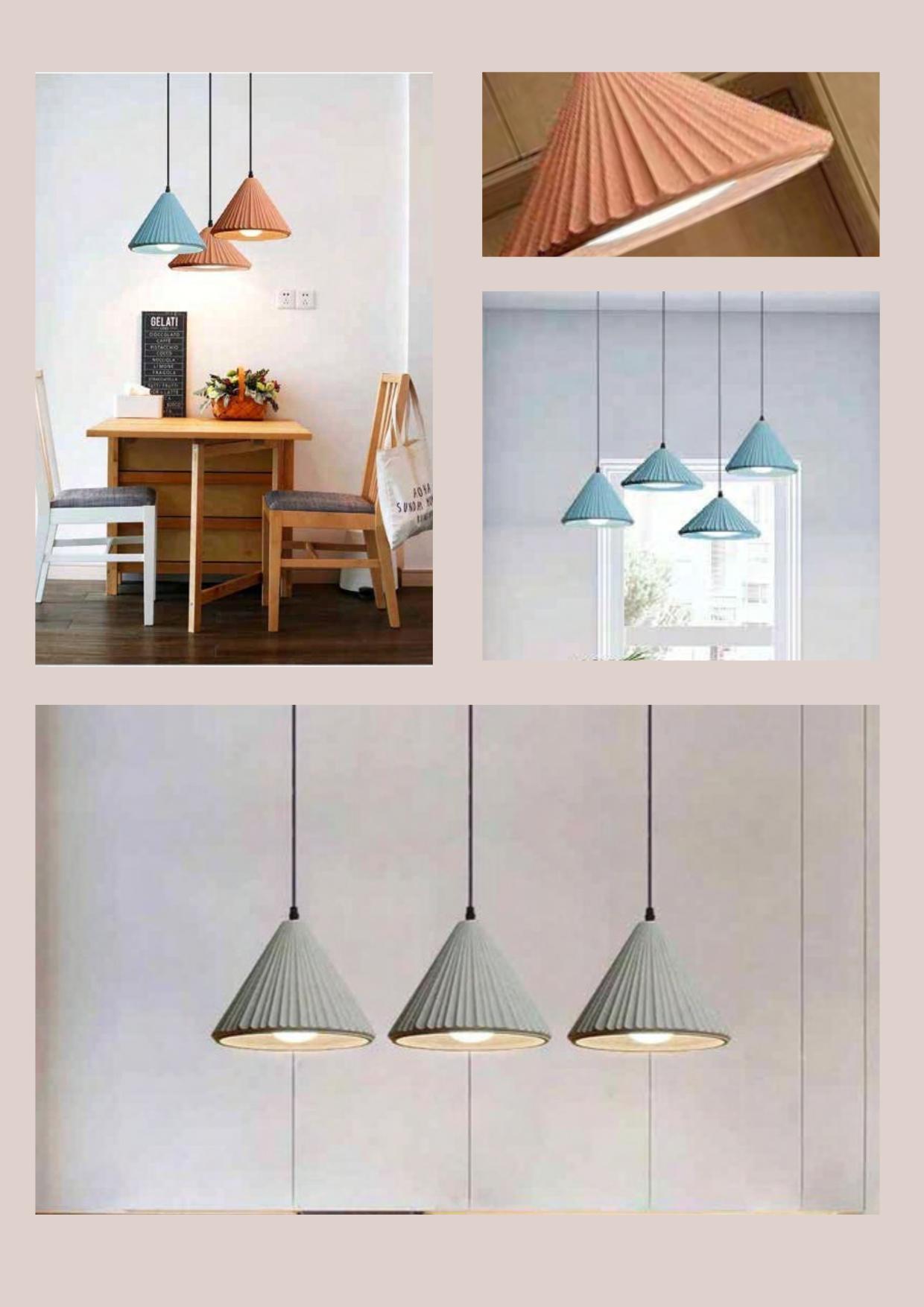 Beyond Lights - Pleated Pendant Light