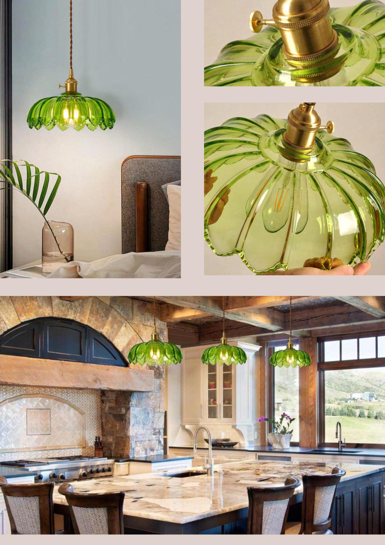 Beyond Lights - Green Pendant Light