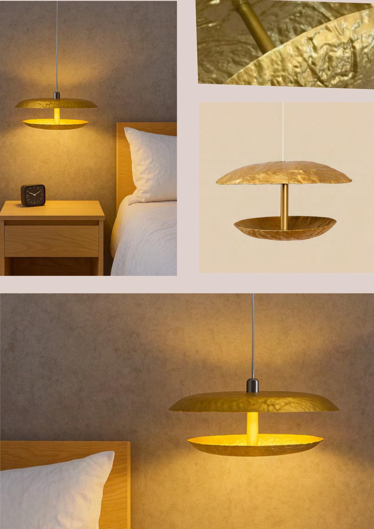 Beyond Lights - Gold Pendant Lamp