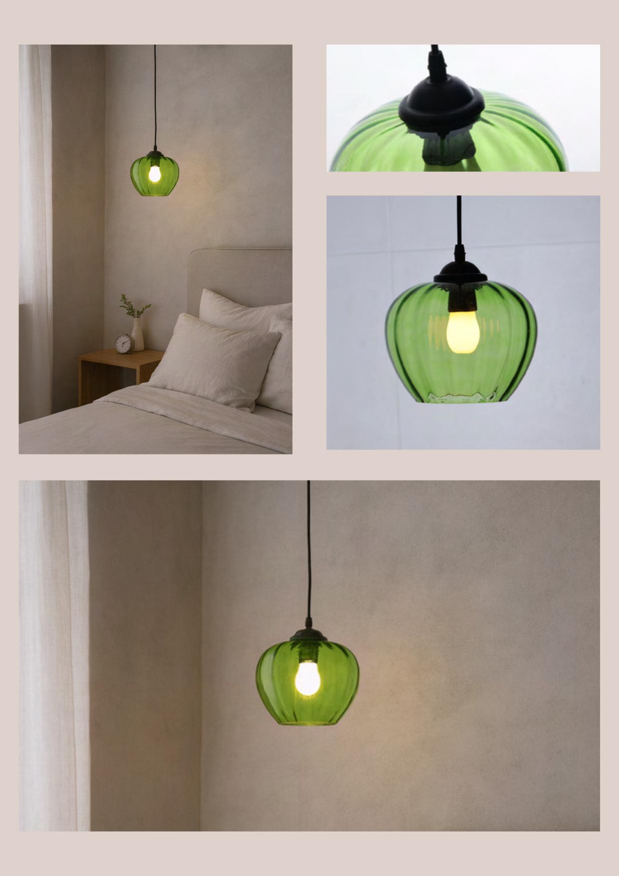 Beyond Lights - Green Glass Pendant