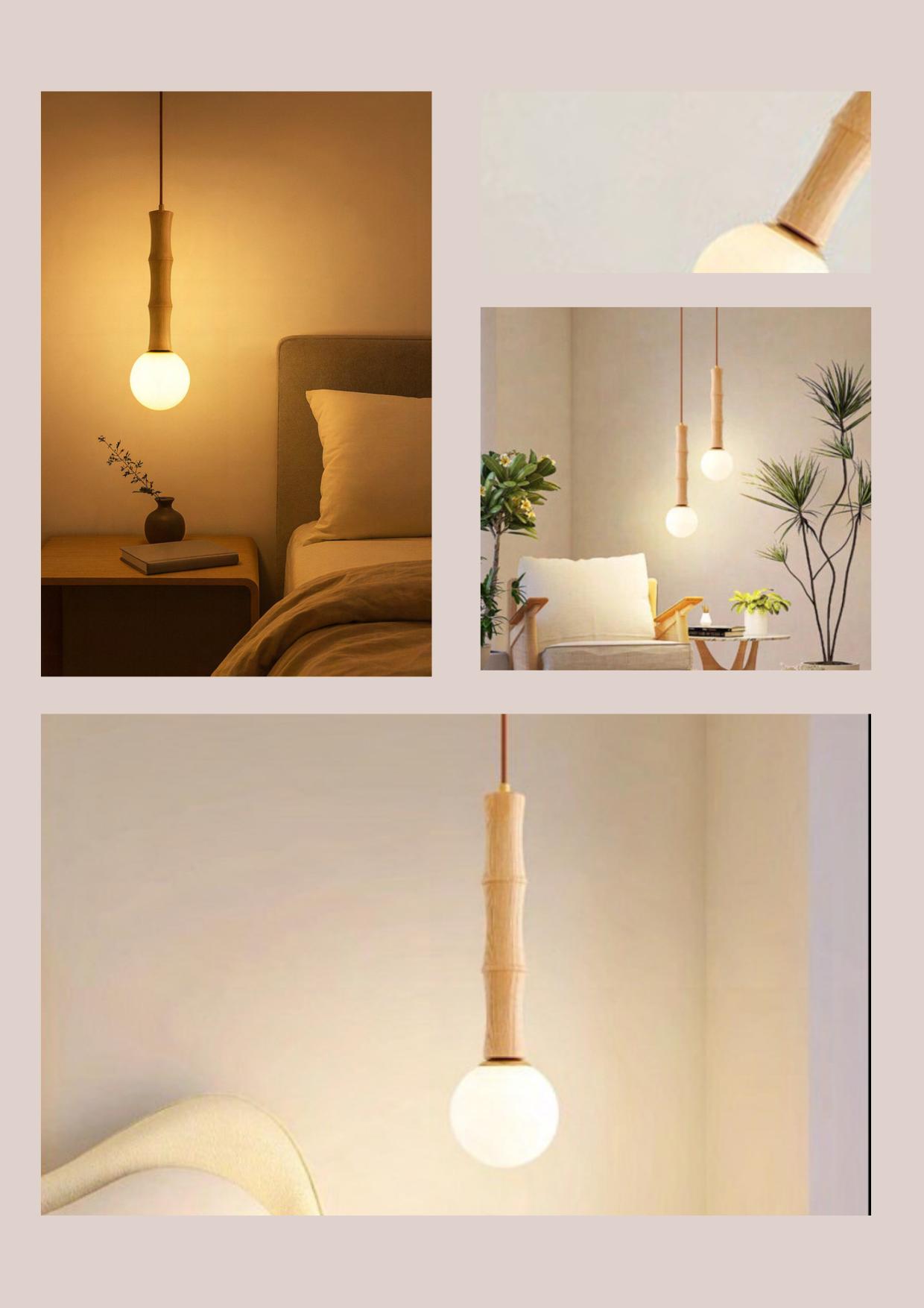 Beyond Lights - Wood Pendant Light
