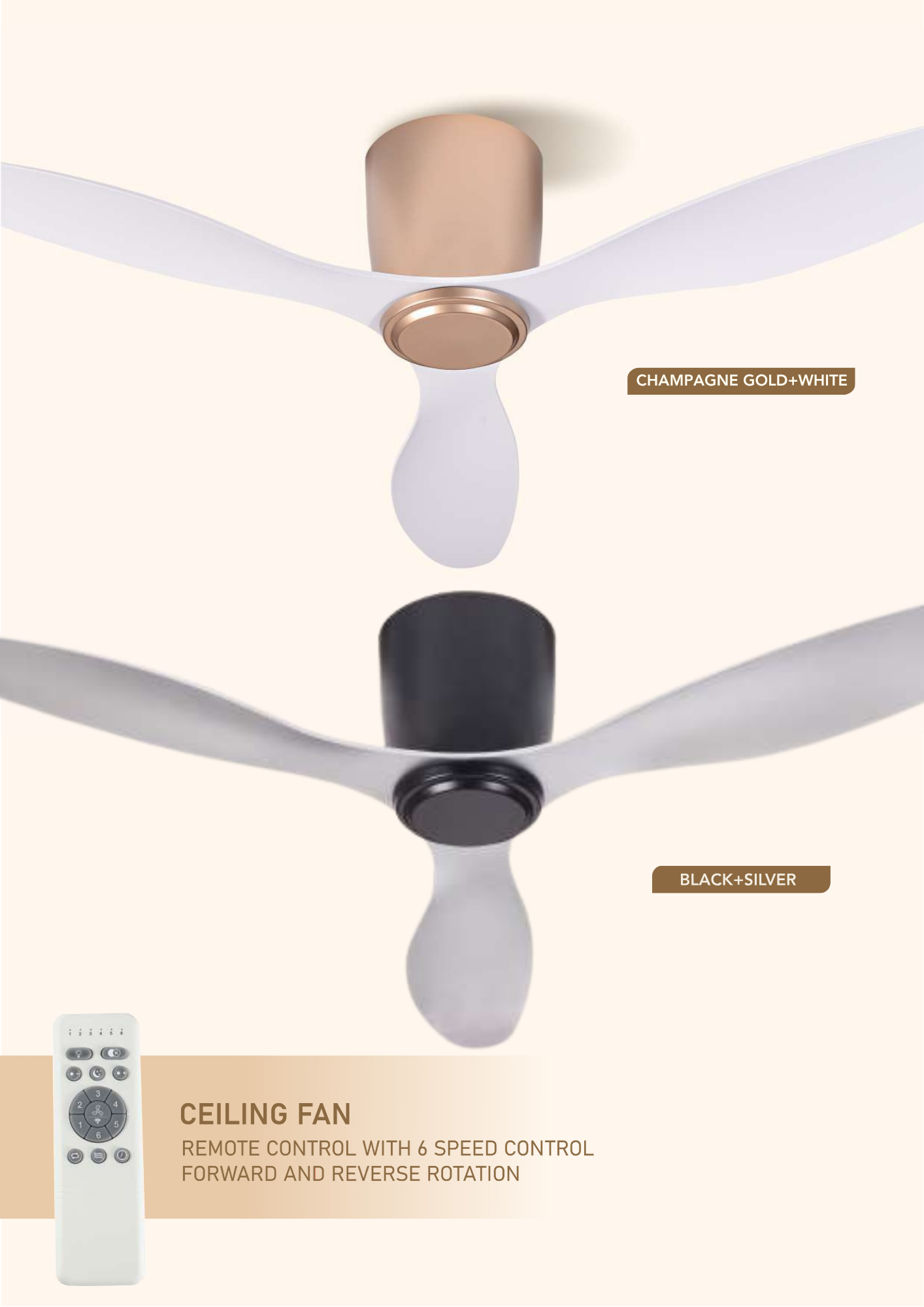 Beyond Lights - White Ceiling Fan