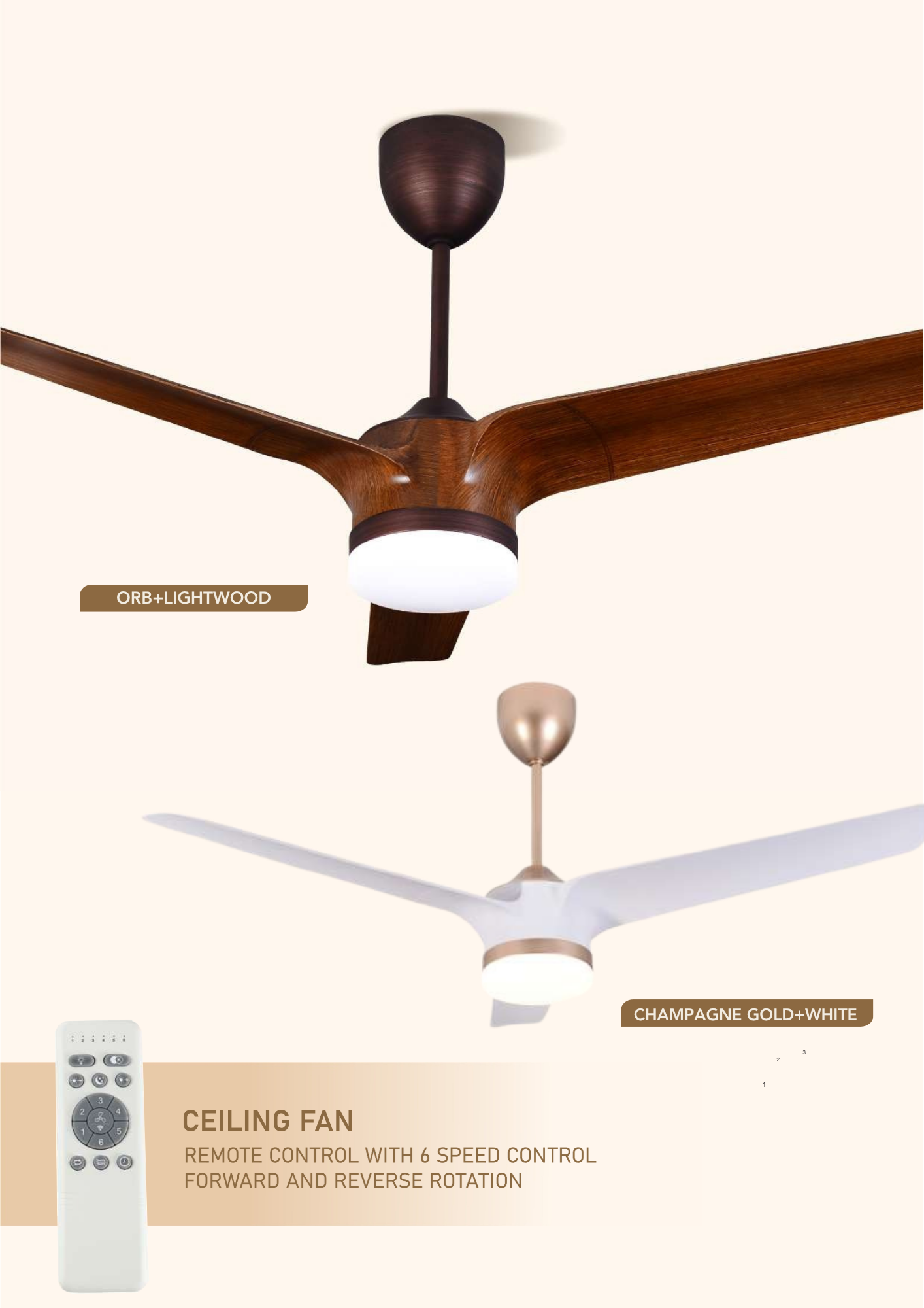 Beyond Lights - Orb Lightwood Fan