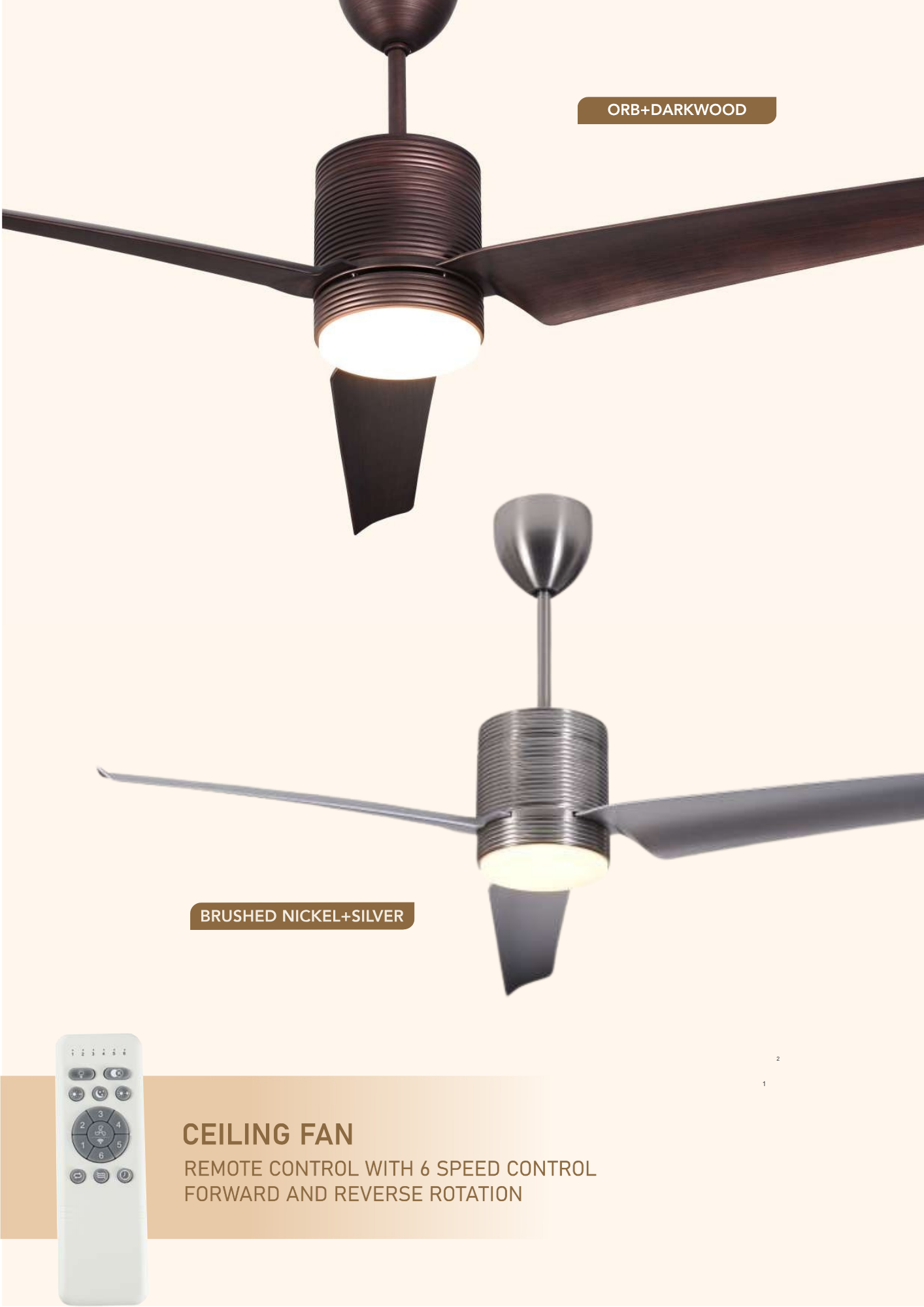 Beyond Lights - Orb Darkwood Fan