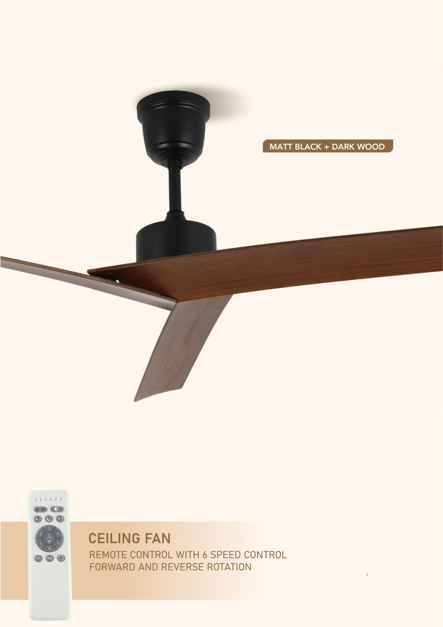 Beyond Lights - Wood Ceiling Fan