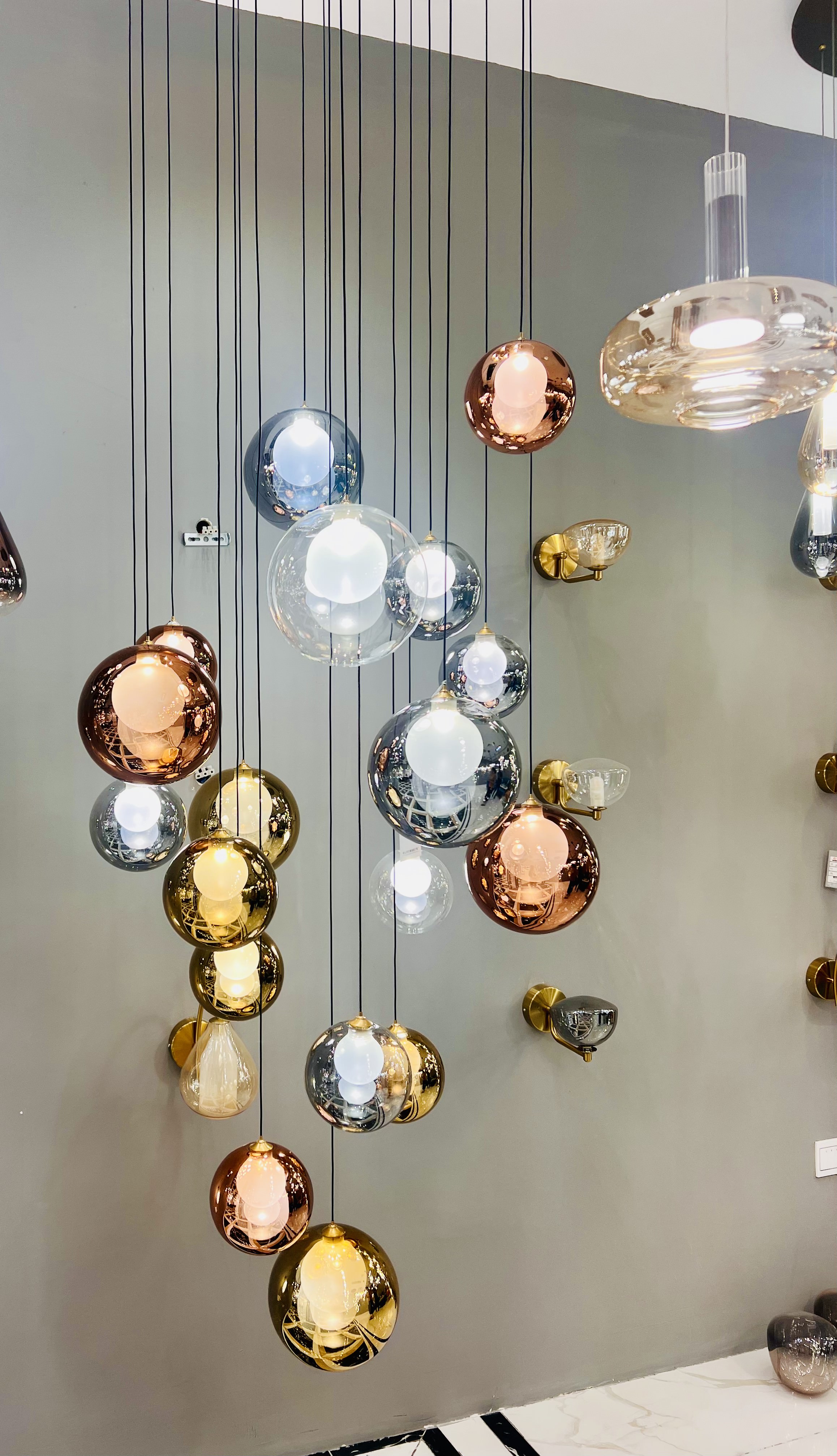 Beyond Lights - Prism Orb Cascade Chandelier