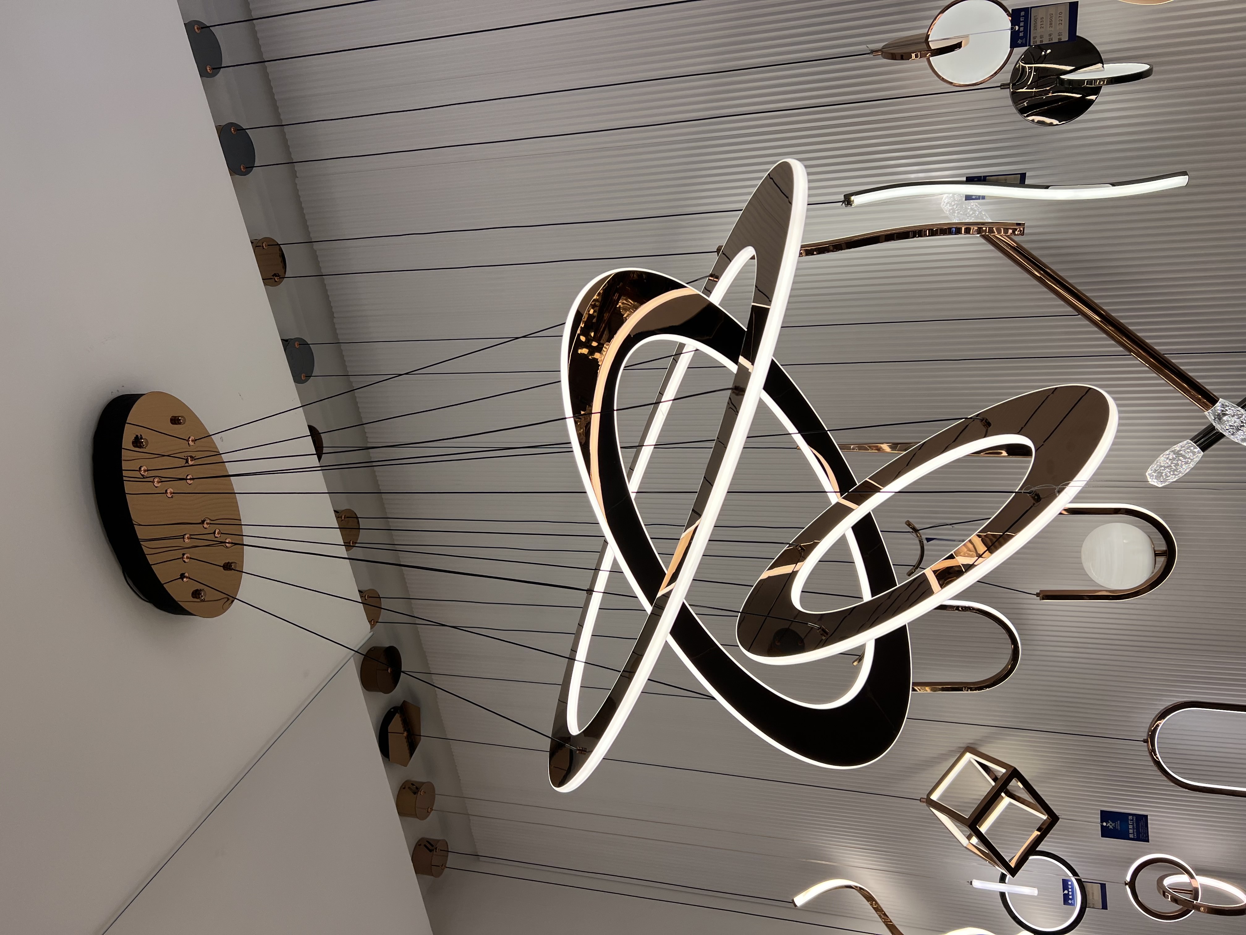 Beyond Lights - Multi-Layered Cosmic Loop LED Chandelier