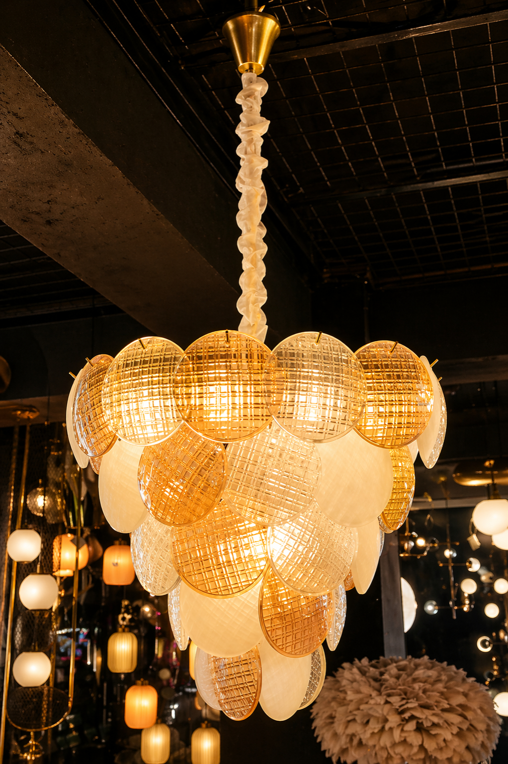 Beyond Lights - Glass Chandelier Light