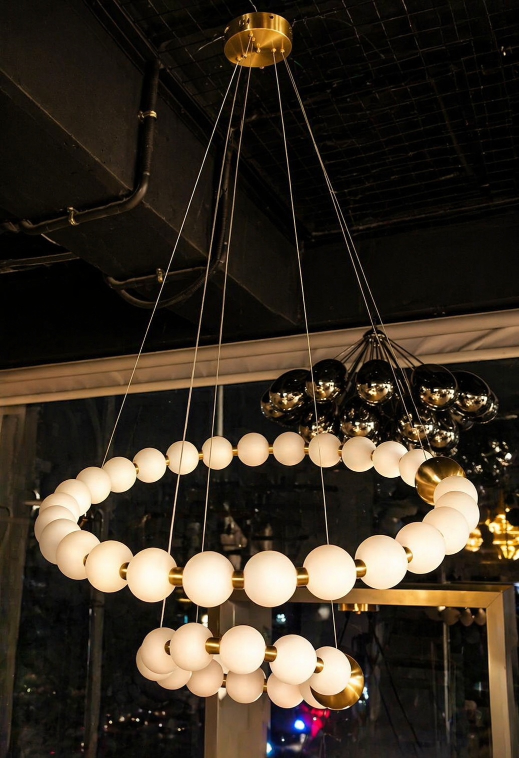 Beyond Lights - Glass Orb Chandelier