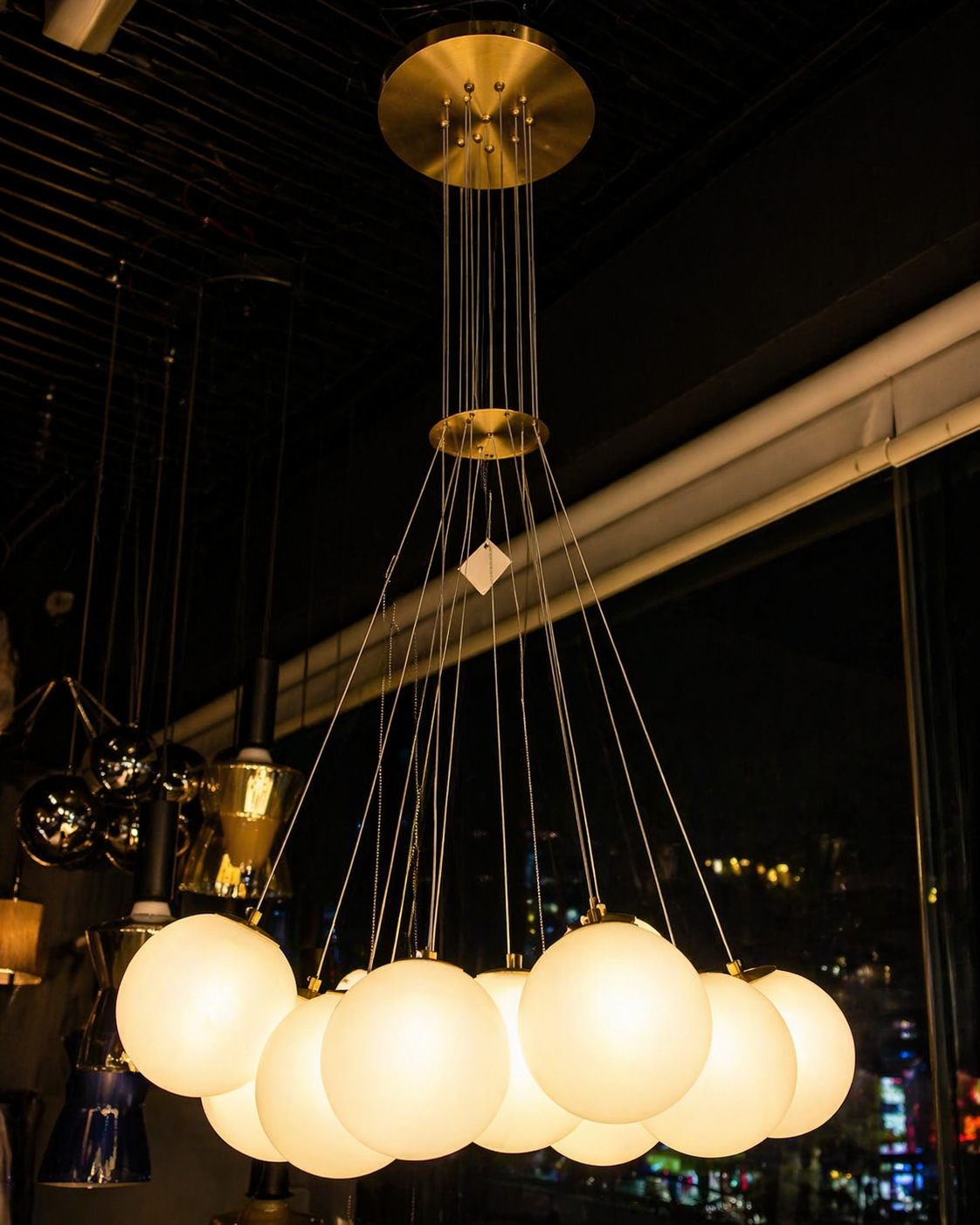 Beyond Lights - Glass Orb Chandelier