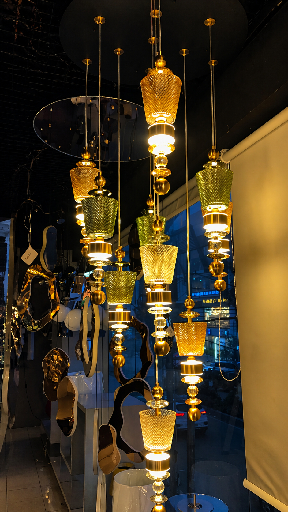 Beyond Lights - Glass Pendant Chandelier