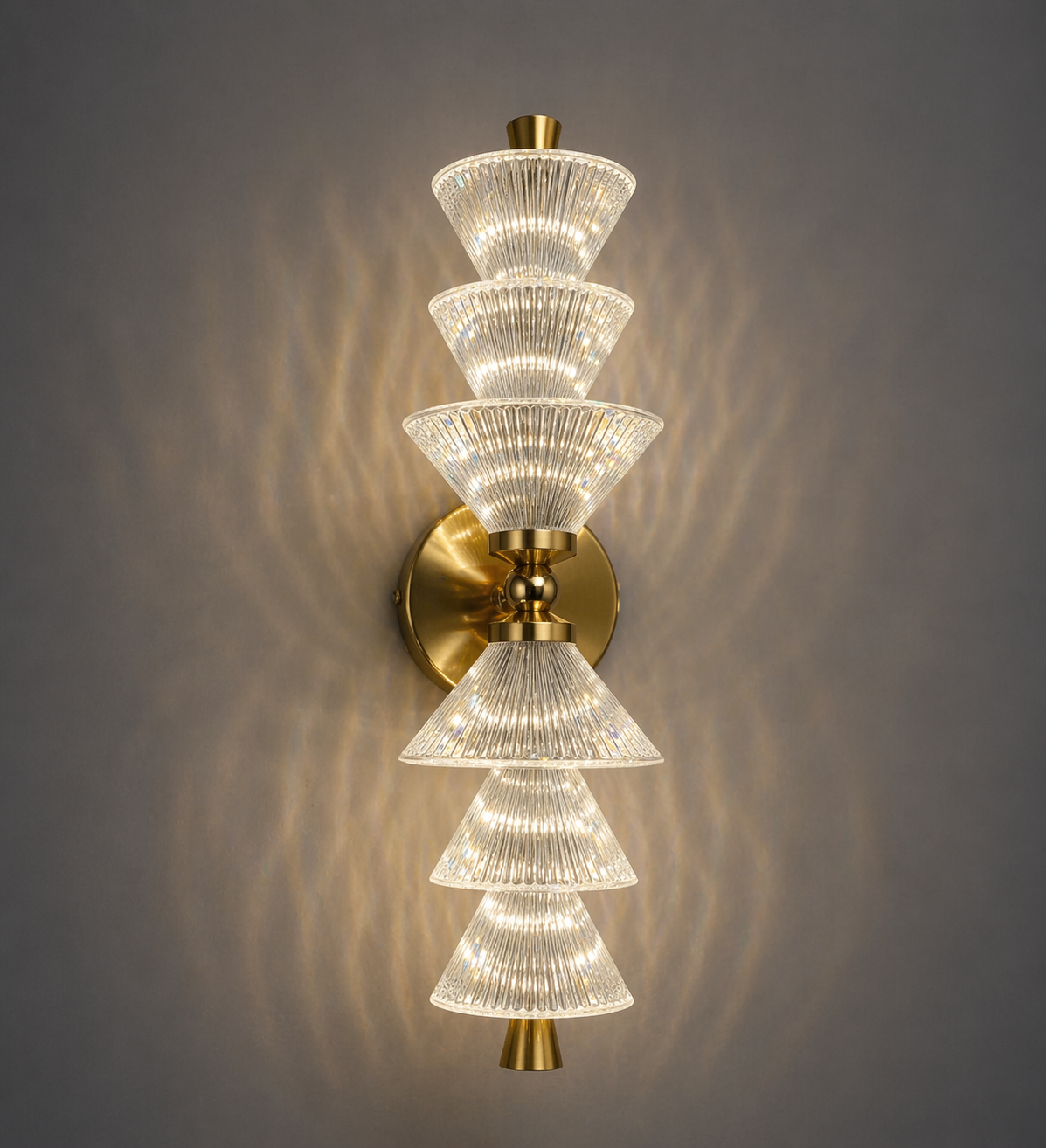 Beyond Lights - Tiered Glass Chandelier