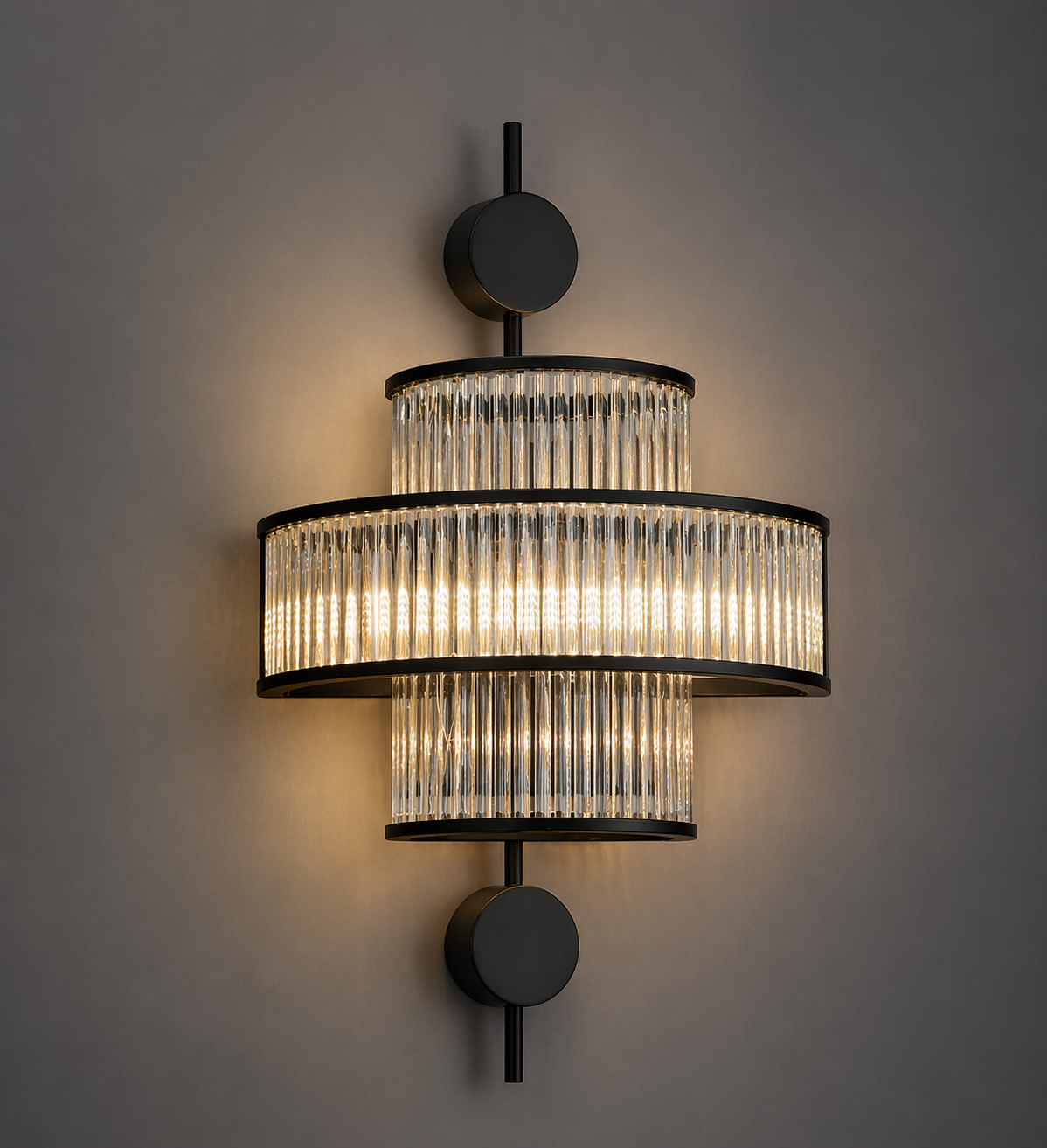 Beyond Lights - Tiered Glass Chandelier