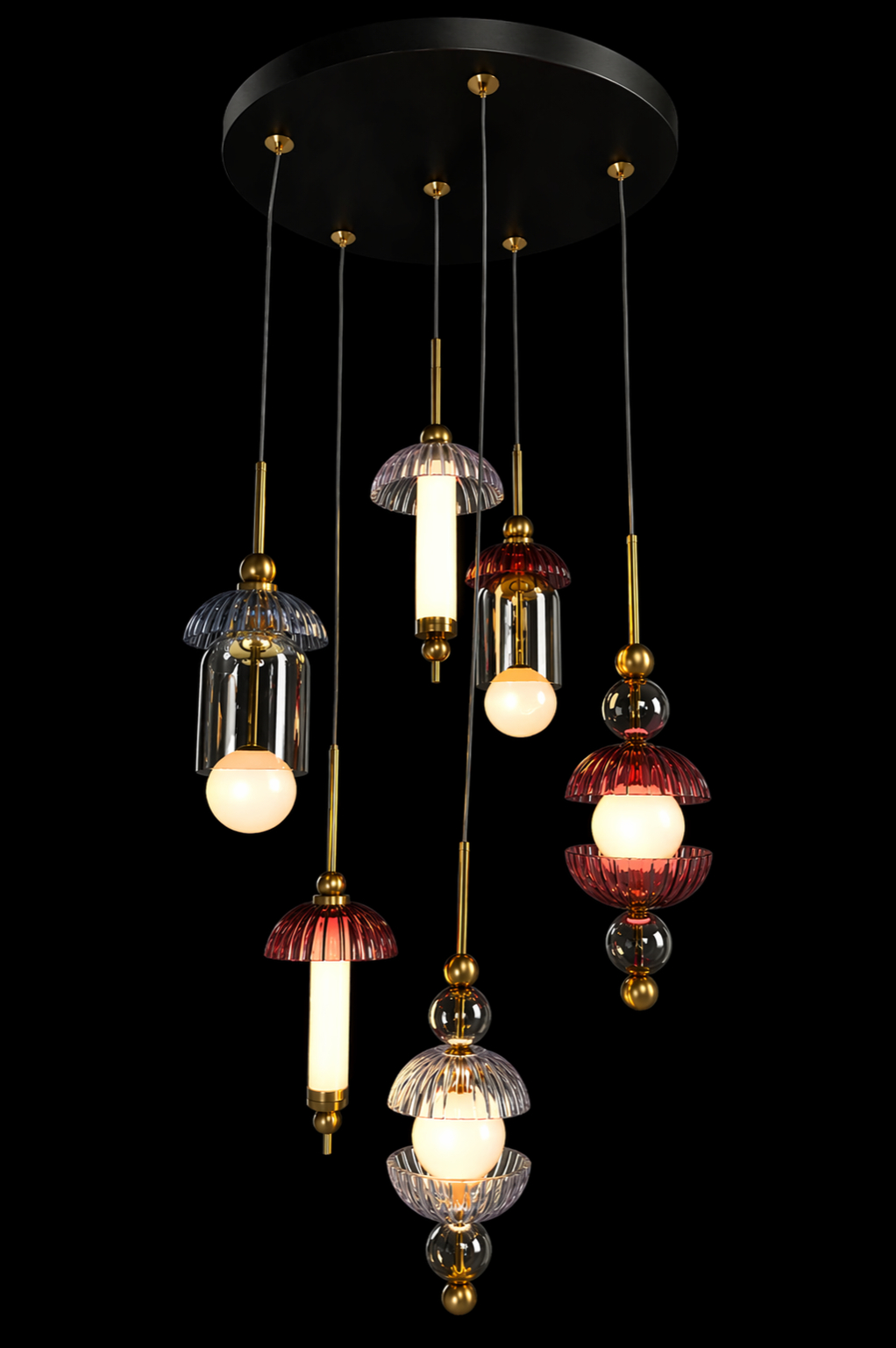 Beyond Lights - Glass Chandelier Light