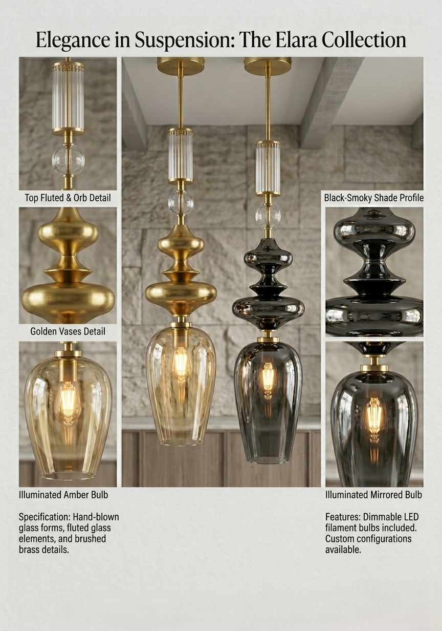 Beyond Lights - Glass Pendant Lamp