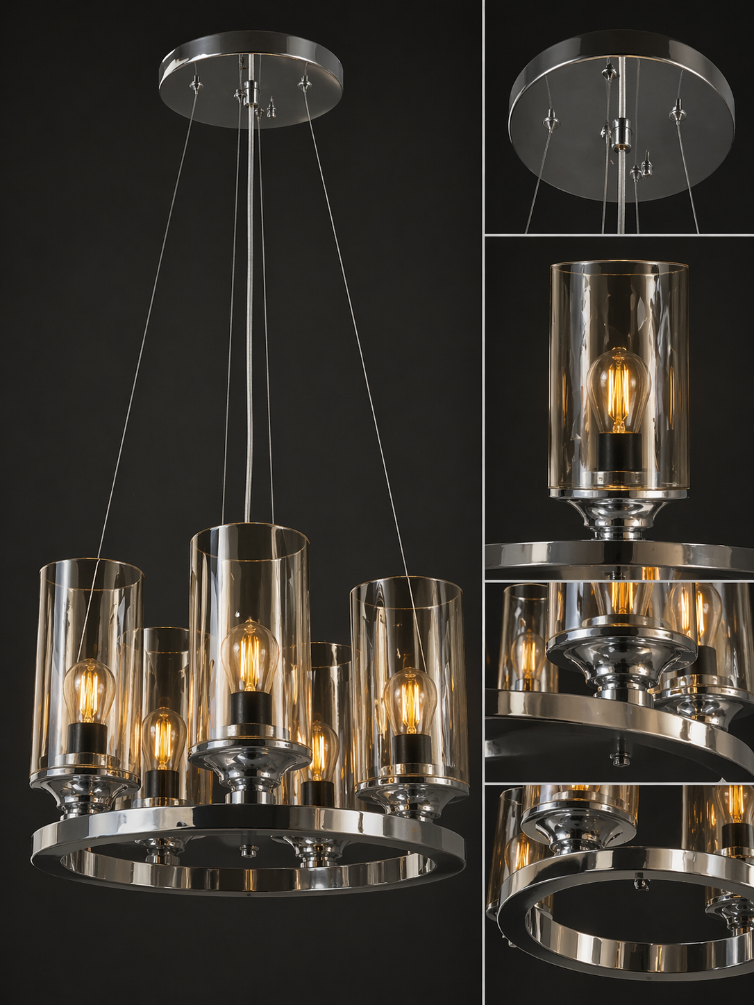 Beyond Lights - Glass Chandelier Light