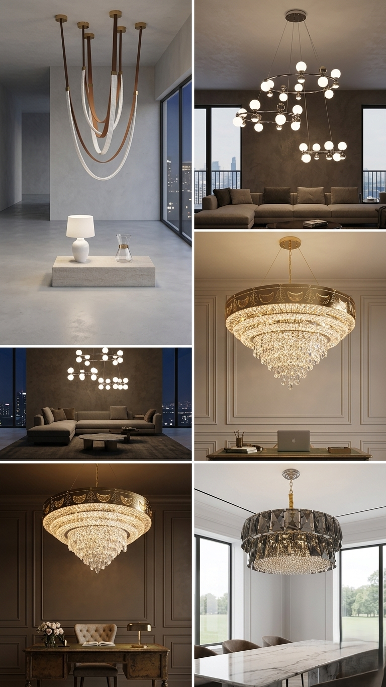 Beyond Lights - Tiered Crystal Chandelier