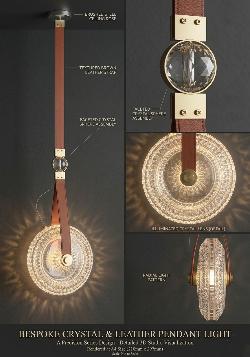 Beyond Lights - Crystal Pendant Light