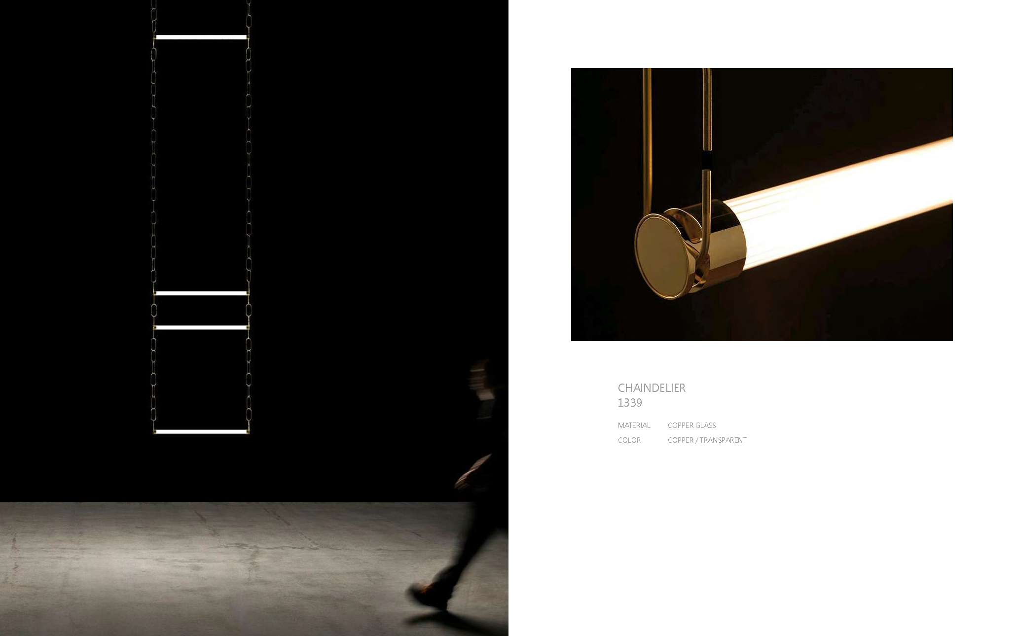 Beyond Lights - Tube Chain Chandelier