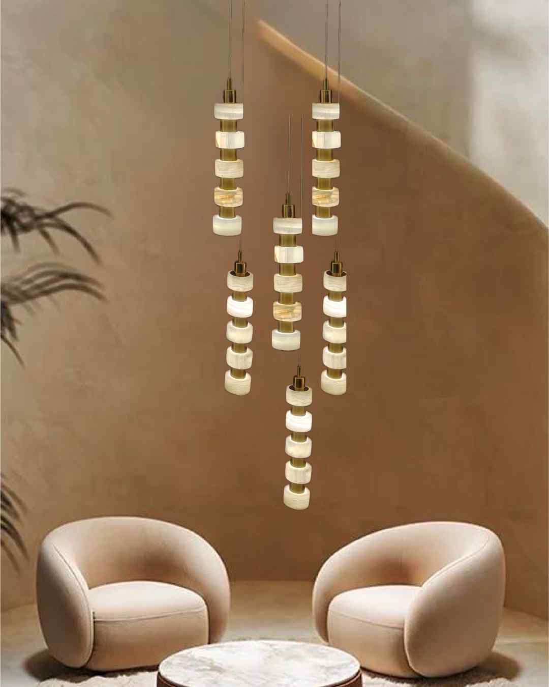 Beyond Lights - Onyx Chandelier Light