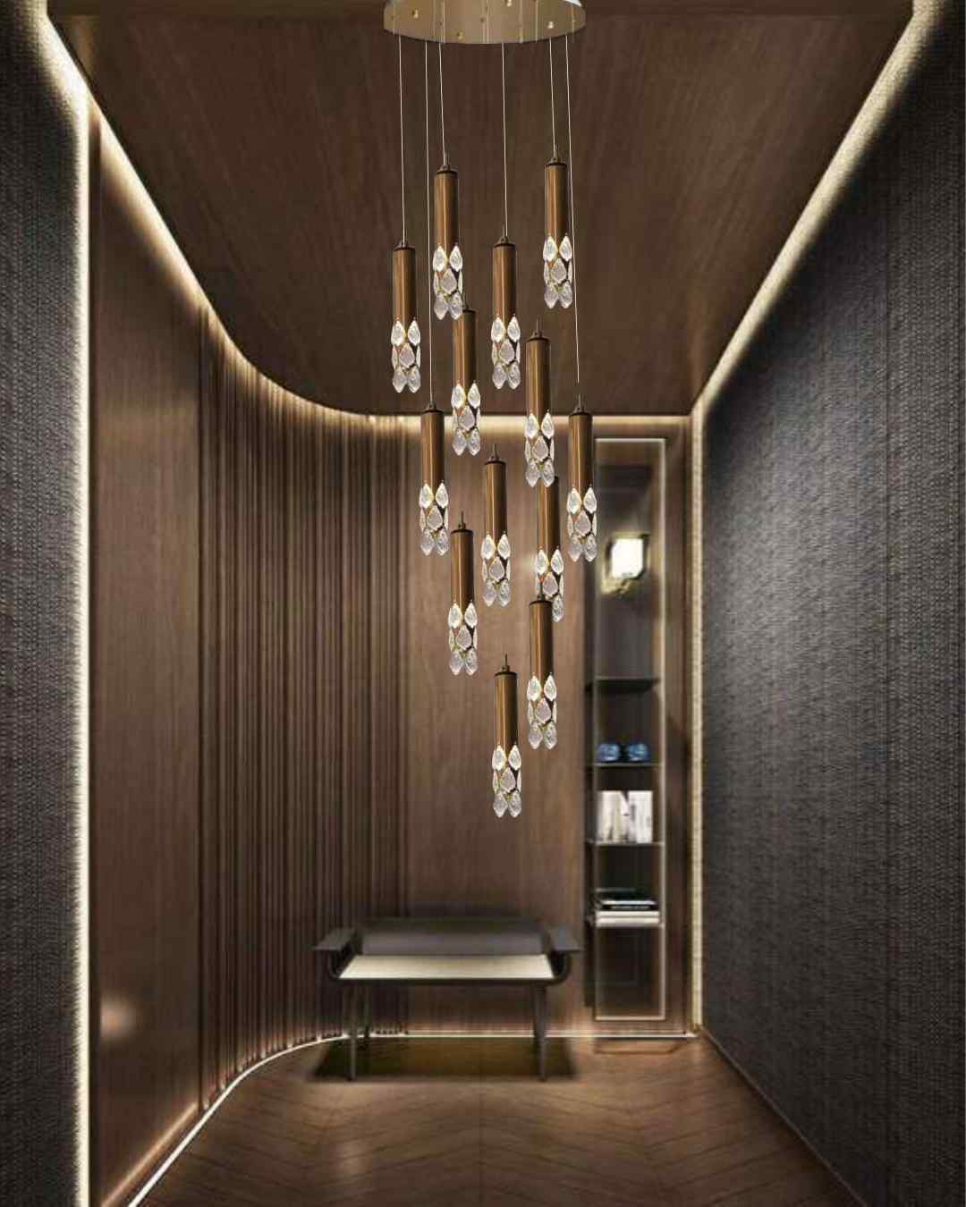 Beyond Lights - Crystal Chandelier Light