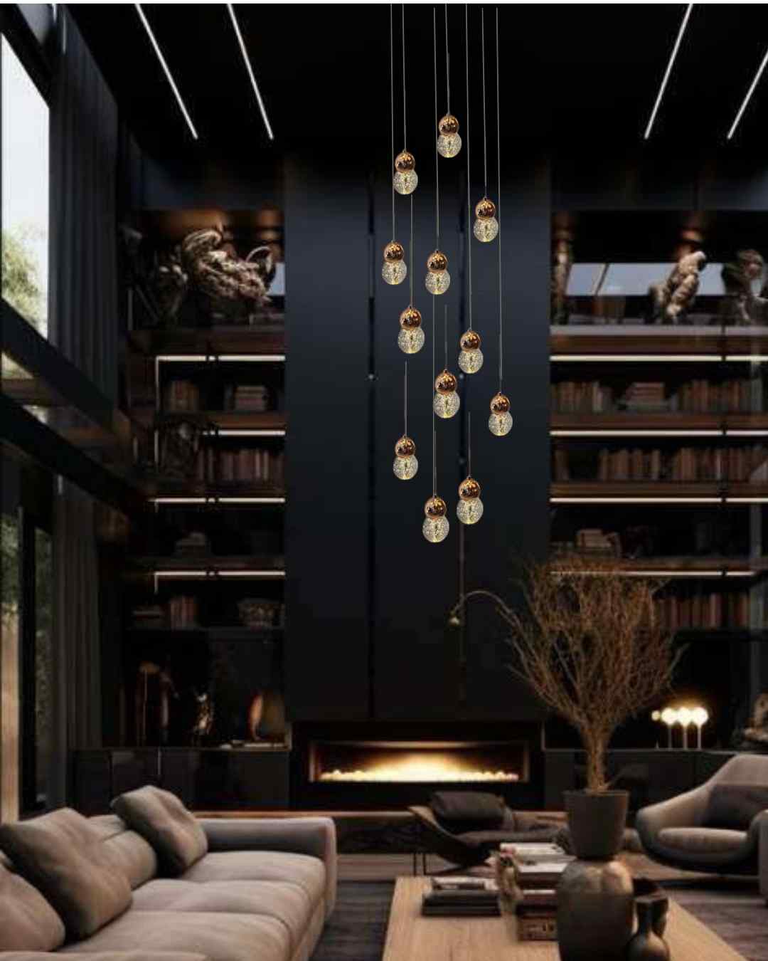 Beyond Lights - Glass Ball Chandelier