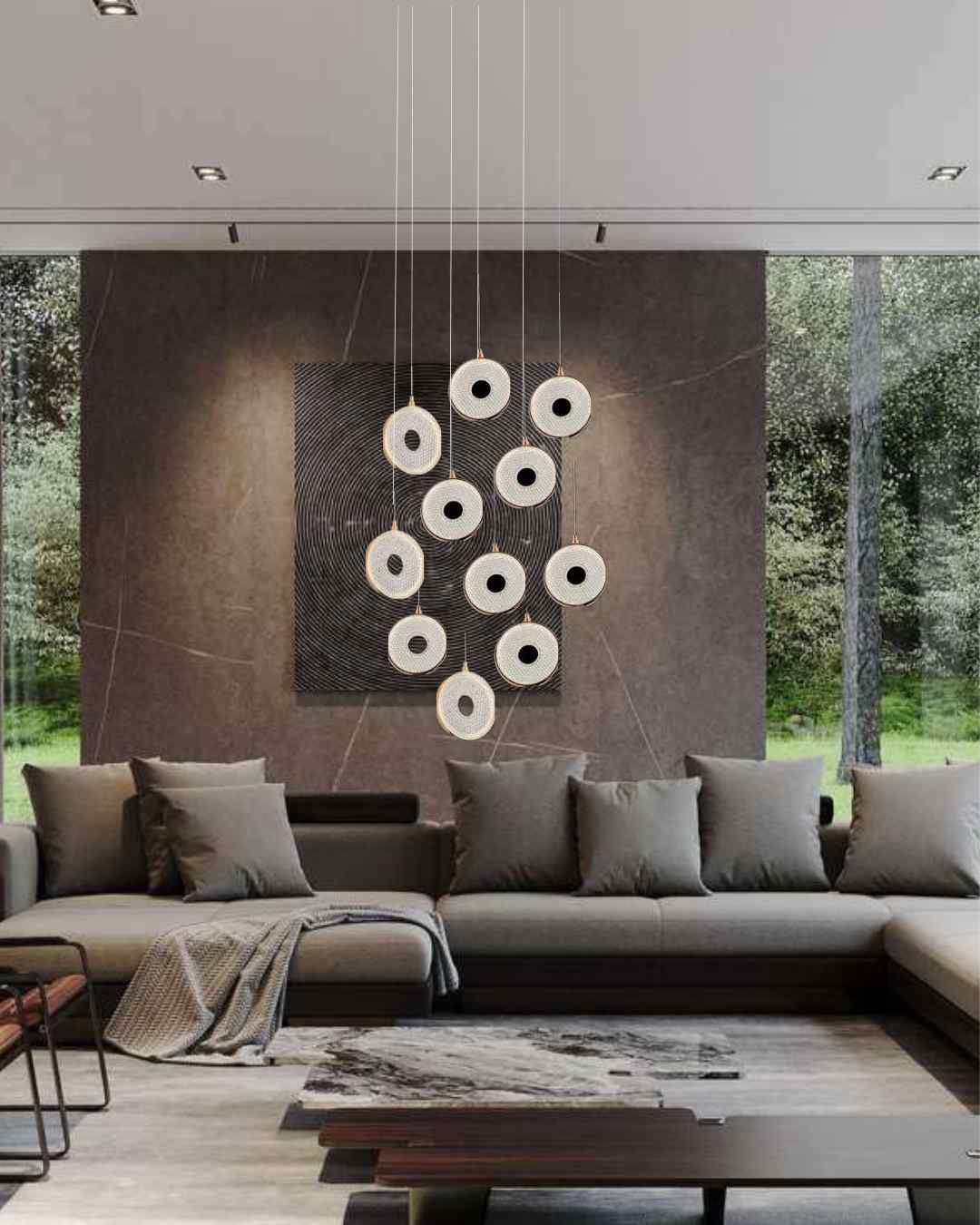 Beyond Lights - Circle Chandelier Light