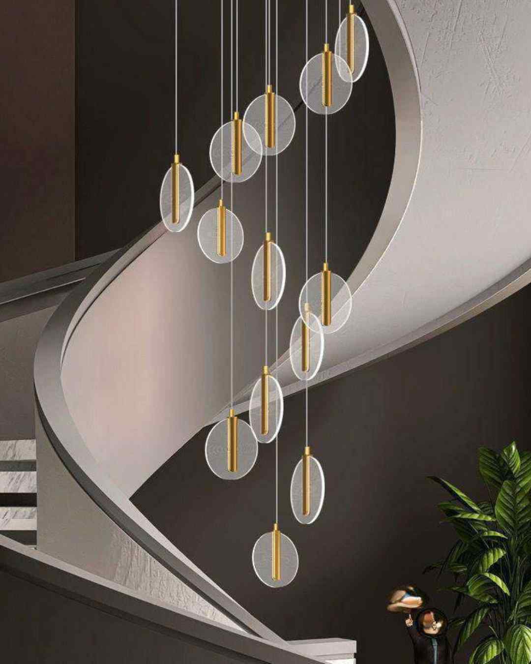 Beyond Lights - Oval Chandelier Light