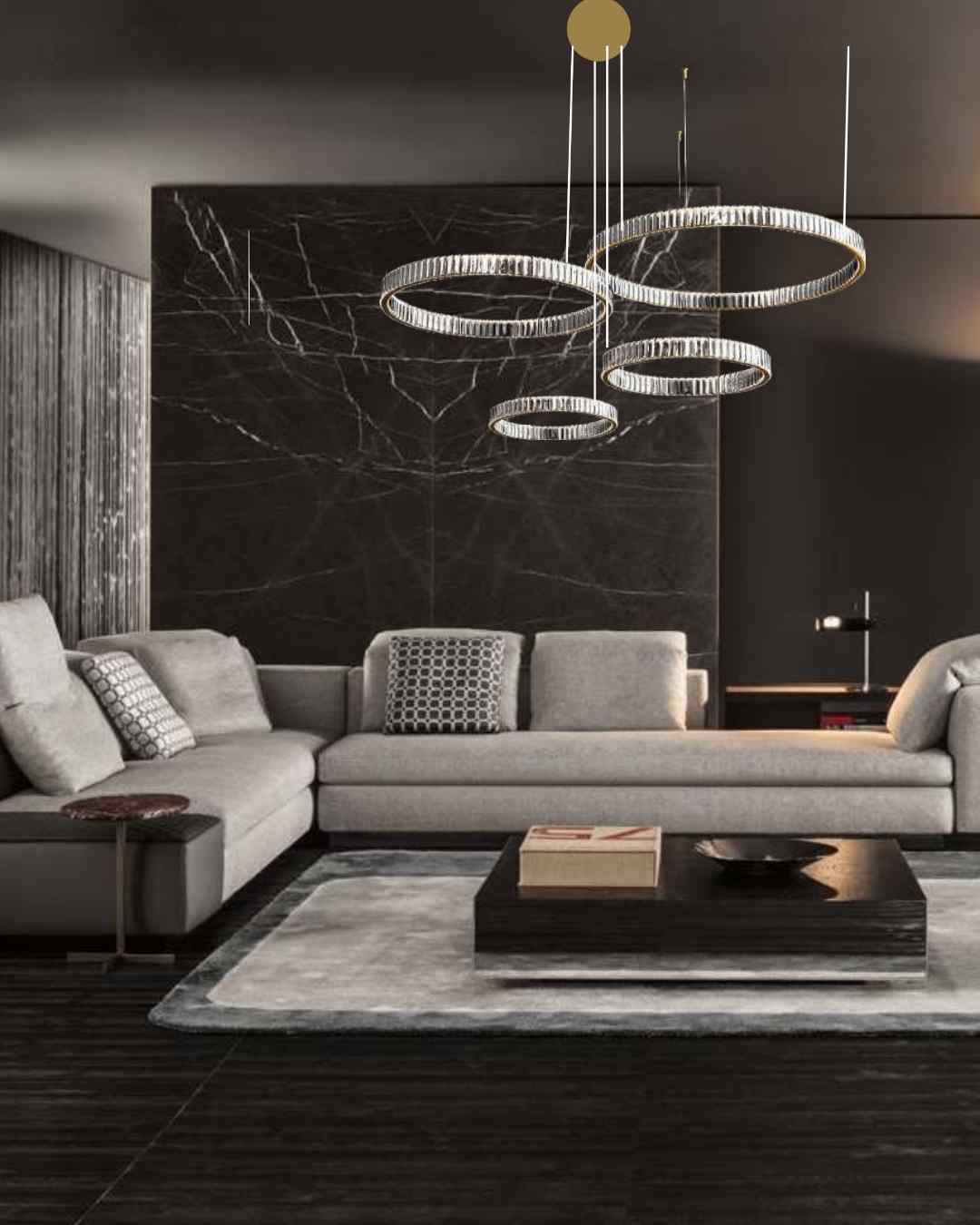 Beyond Lights - Crystal Ring Chandelier