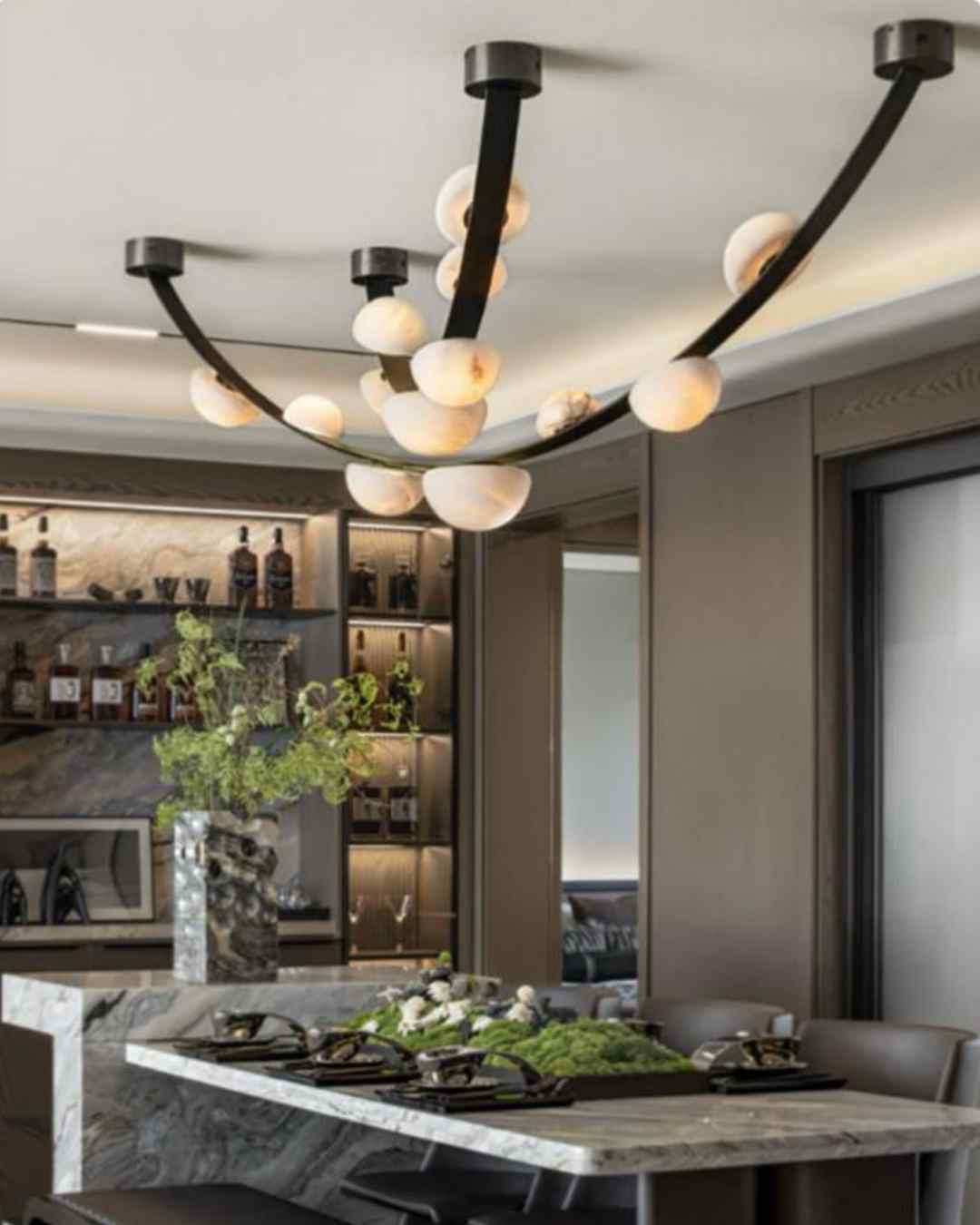 Beyond Lights - Orbital Chandelier Light