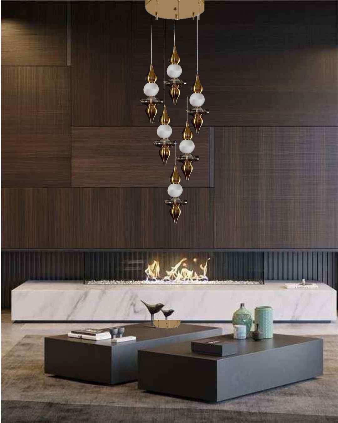 Beyond Lights - Glass Chandelier Lamp