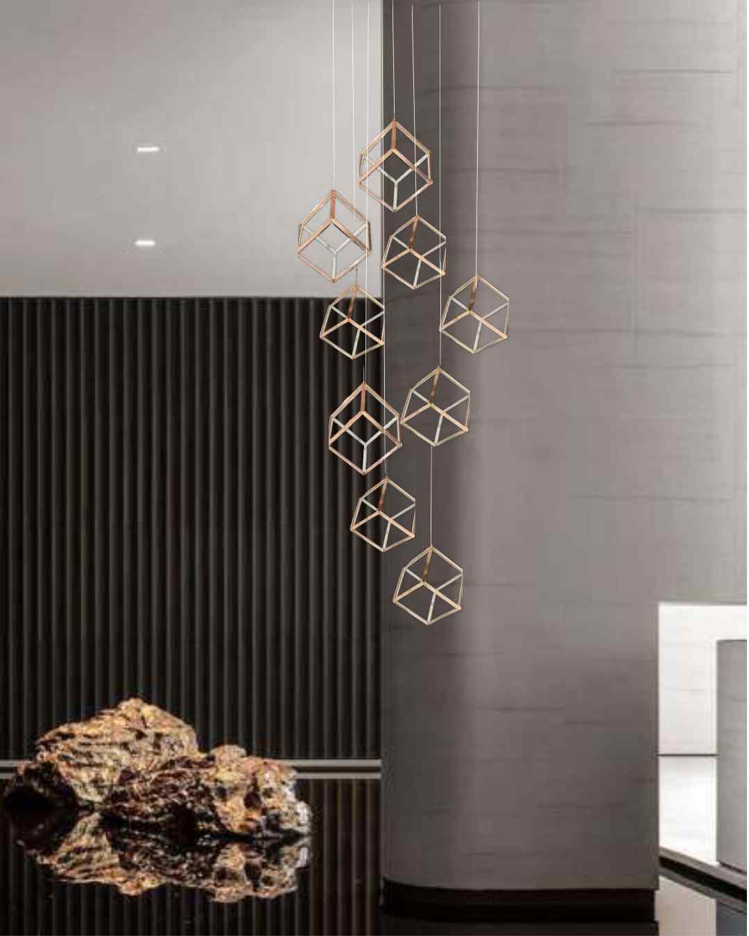 Beyond Lights - Cube Chandelier Lighting