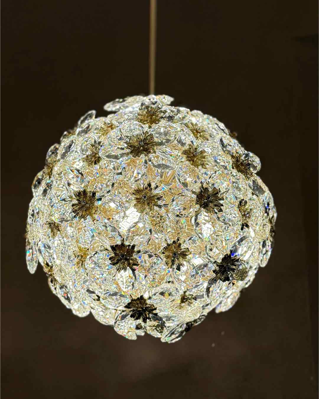 Beyond Lights - Crystal Flower Chandelier