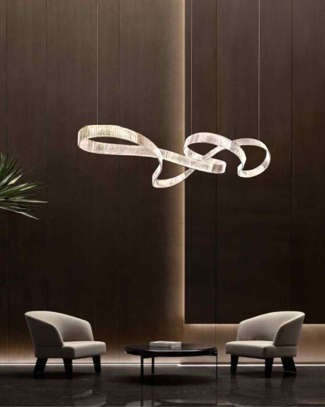 Beyond Lights - Ribbon Chandelier Light