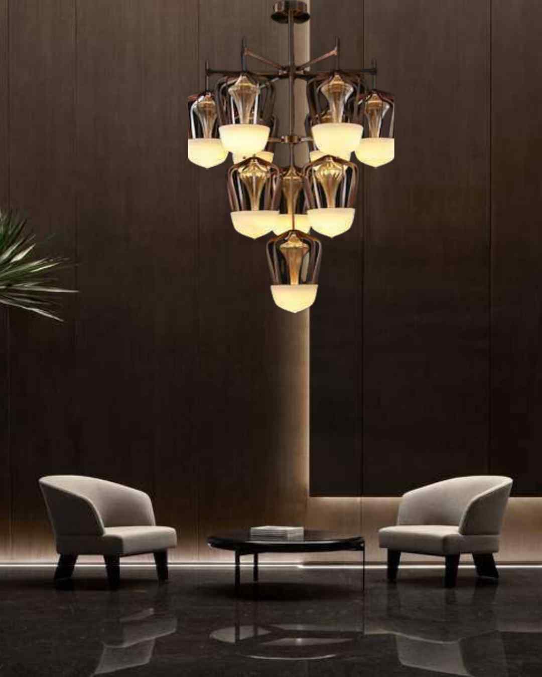 Beyond Lights - Glass Chandelier Light