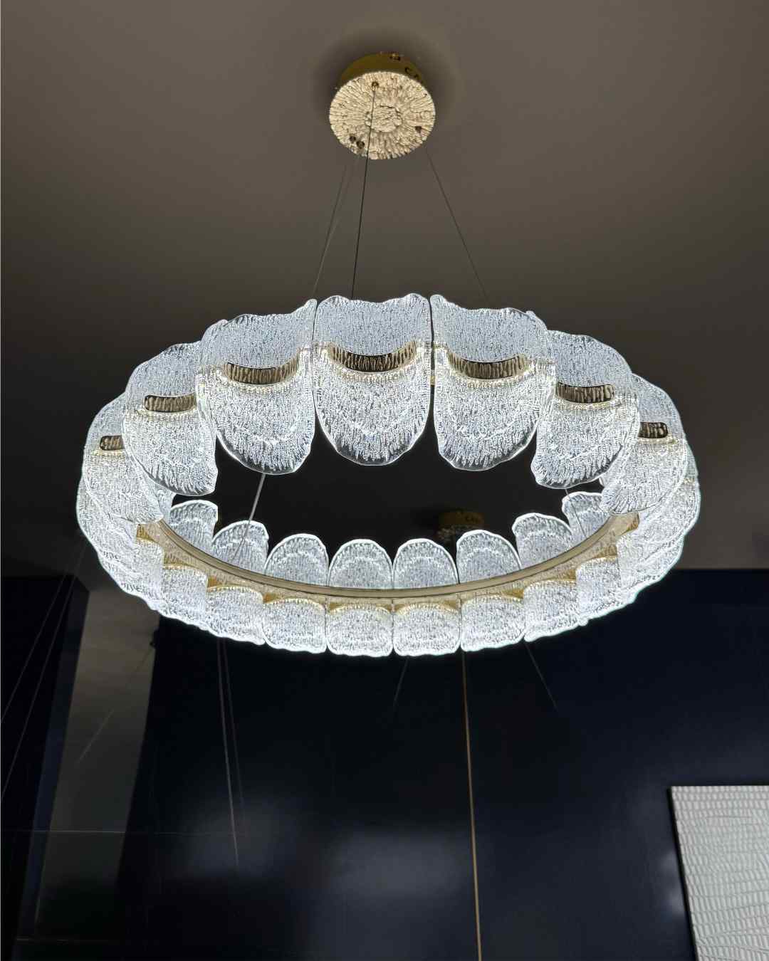 Beyond Lights - Crystal Ring Chandelier