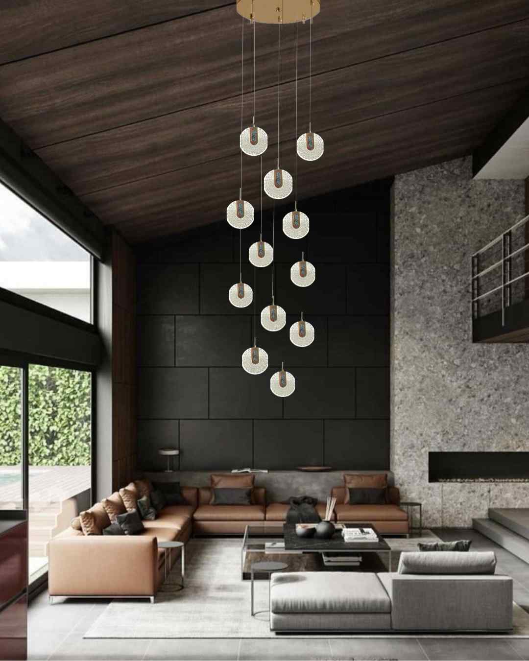 Beyond Lights - Disc Chandelier Light