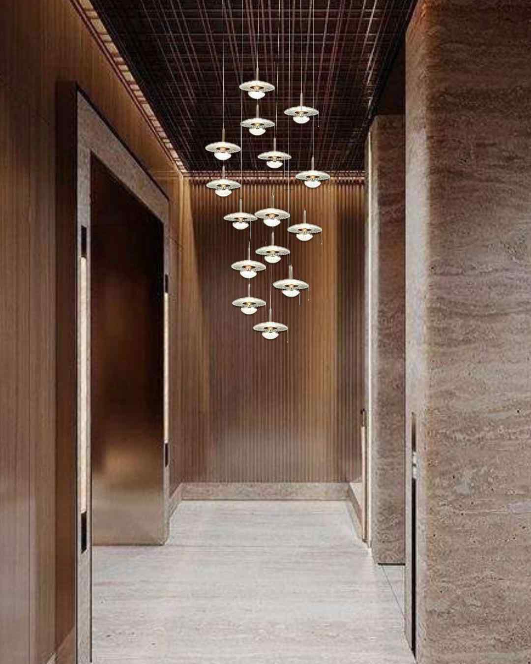 Beyond Lights - Disc Chandelier Light