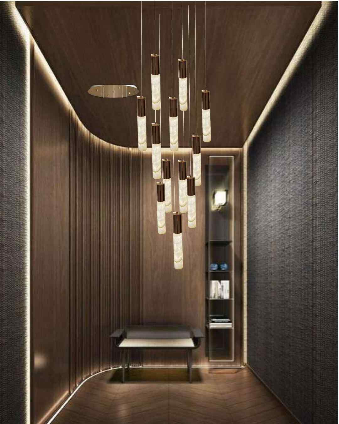 Beyond Lights - Tube Chandelier Light