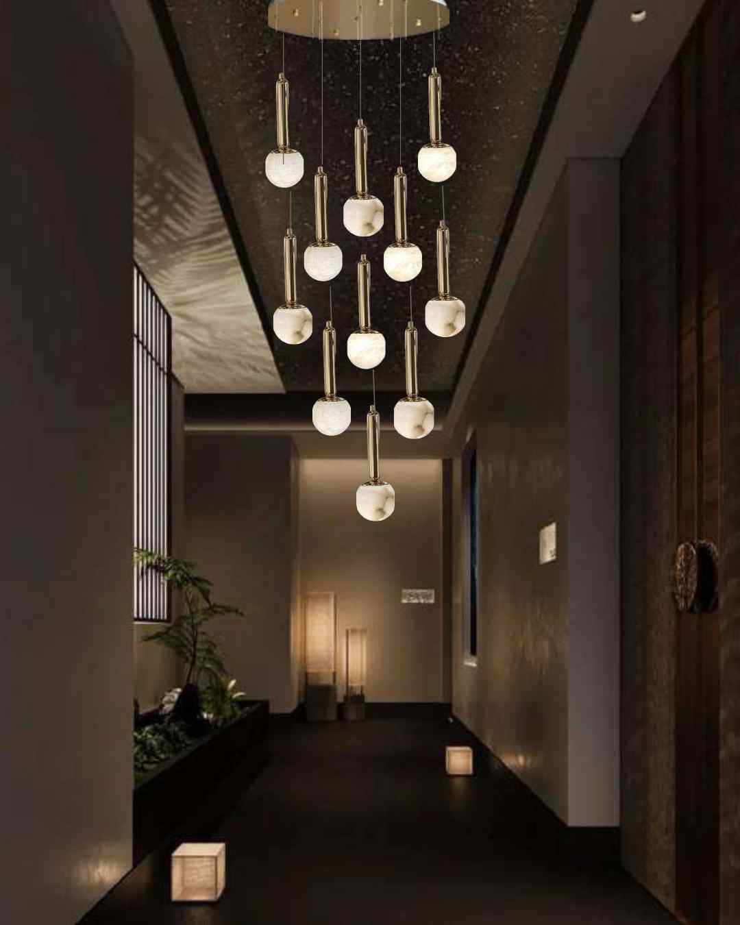 Beyond Lights - Marble Chandelier Light