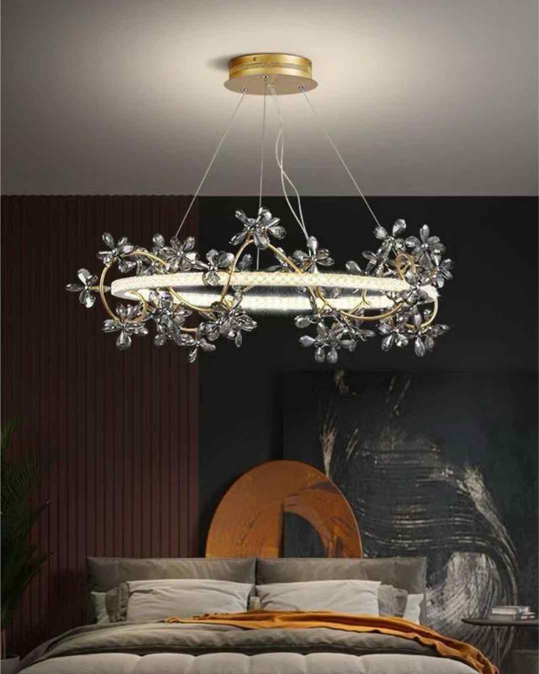 Beyond Lights - Crystal Ring Chandelier