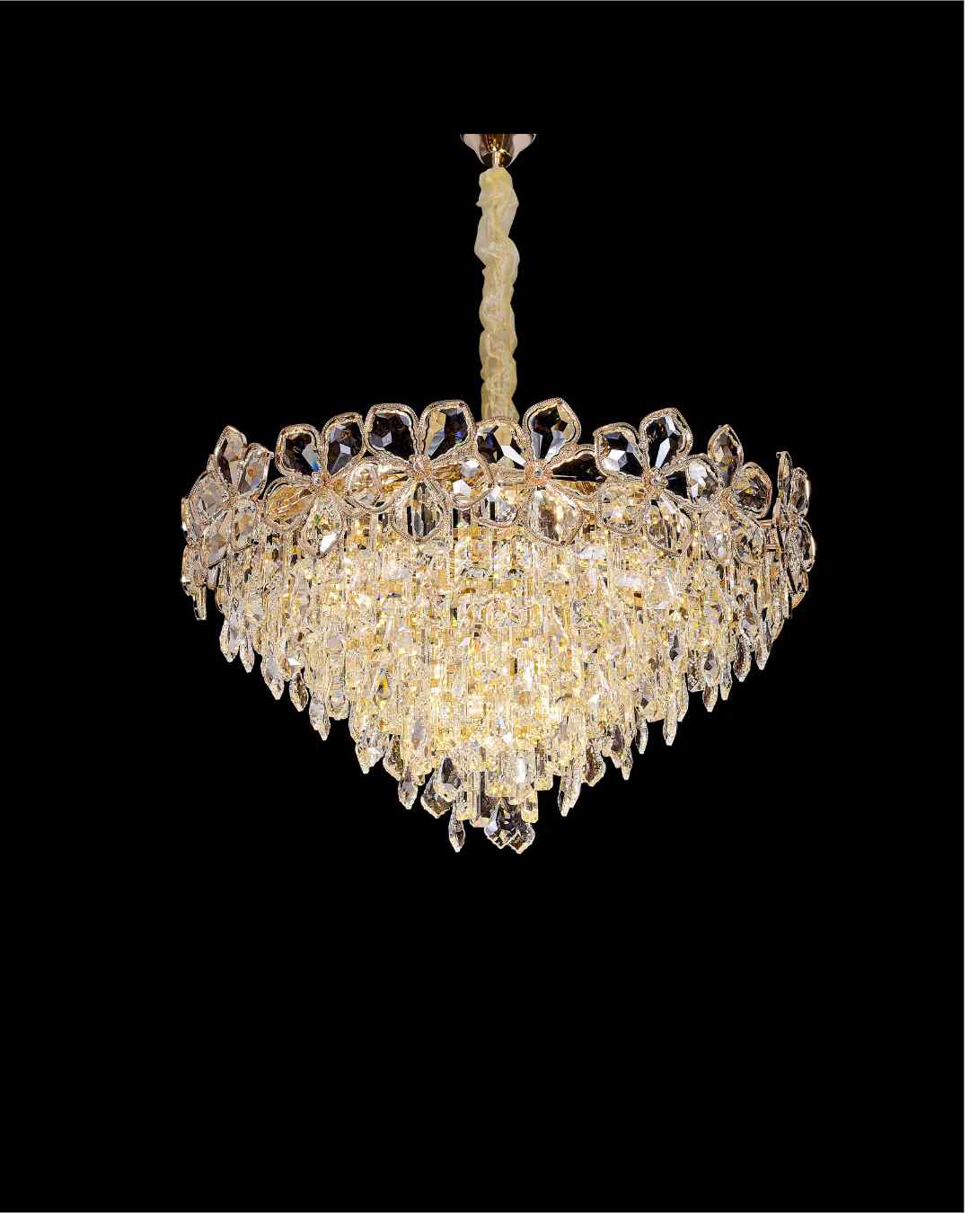 Beyond Lights - Crystal Flower Chandelier