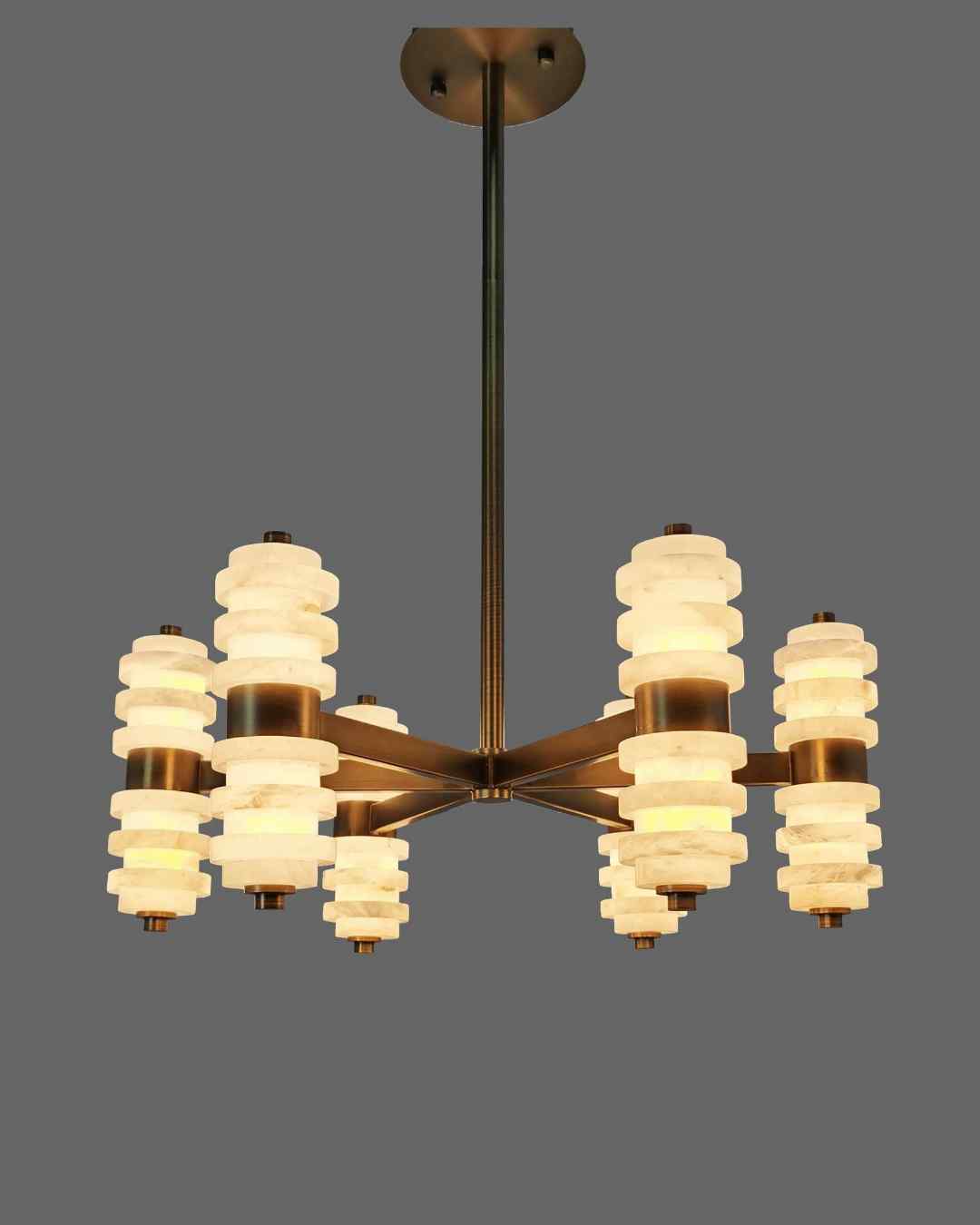 Beyond Lights - Alabaster Chandelier Light