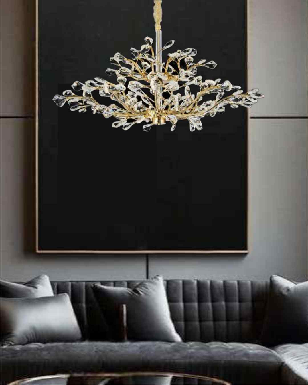 Beyond Lights - Crystal Branch Chandelier